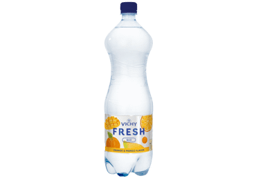 Geriamasis vanduo VICHY FRESH,apelsinų ir mangų skonio,1,5 l, 1.5 l