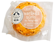 Rūkytas varškės sūris su kmynais, 250 g