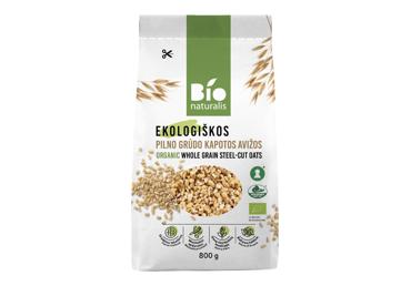 Ekologiškos kapotos avižos BIONATURALIS, 800 g - 2