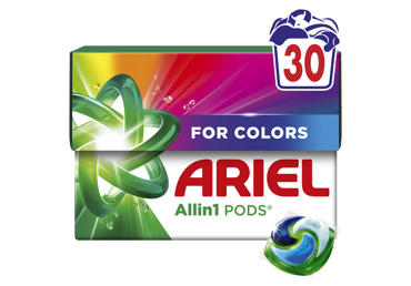 Skalbimo kapsulės ARIEL Color, 30 skalb.