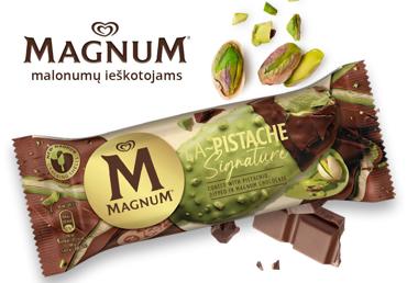  Valgomieji ledai MAGNUM, pistacijų skonio, 69.5 g - 1