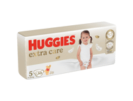 Sauskelnės HUGGIES EXTRA CARE 5, 11-, 50 vnt., 25 kg