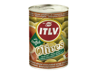 Žaliosios alyvuogės ITLV su kumpio įdaru, 300 g