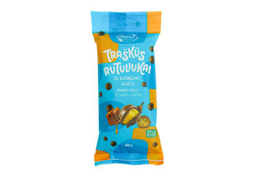 Traškūs rutuliukai su karameliniu glaistu RŪTA, 150 g - 1