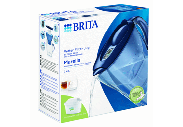 Filtravimo ąsotis BRITA MARELLA, mėlynas, 2,4 l, 1 vnt.