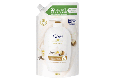 Skystojo muilo papildymas DOVE SHEA BUTTER, 500 ml