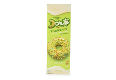 Keksiukai CUORENERO DONUTS be glitimo, pistacijų sk., 111 g