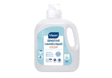 Skalbimo skystis spalvotiems skalbiniams MAYERI sensitive, 3 l 