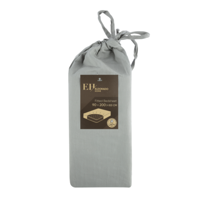 Satininė paklodė su guma ELDORADO HOME, 90x200+25 cm, 2 spalvos - 1