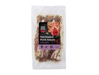Marinuoti kiaulienos šoninės kepsneliai su česnakais WELL DONE, 400 g