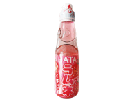 Gazuotas gaivusis gėrimas RAMUNE, braškių skonio, 200 ml