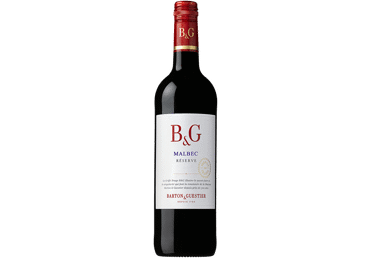 Raudonasis sausas vynas B&G MALBEC RESERVE, 750 ml