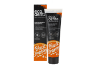 ECODENTA apelsinų skonio juoda balinamoji dantų pasta 100 ml