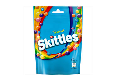 Kramtomieji saldainiai SKITTLES, atogrąžų vaisių sk., 136 g