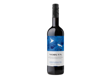 Natūralus raudonasis pusiau sausas aronijų vynas VORUTA, 750 ml