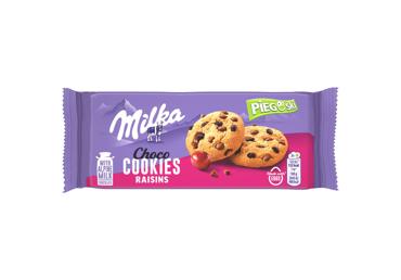 Sausainiai su razinomis ir šokolado gabaliukais MILKA, 135 g