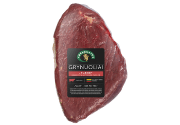 Brandinta jautienos papilvė GRYNUOLIAI (vakuumuota), 1 kg