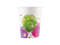 Popieriniai puodeliai SPARKLING BALLOONS, 200 ml, 8 vnt., 8 vnt.