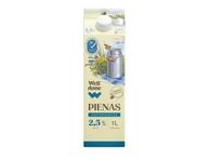 Pienas WELL DONE, 2,5 % rieb., 1 l