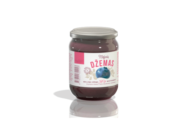 Mėlynių džemas SKANOVĖ, 540 g Mėlynių džemas SKANOVĖ, 540 g