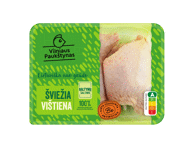 Šviežios broilerių, užaugintų be antibiotikų, šlaunelės, 500 g