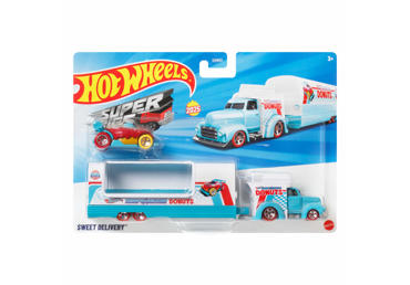 Transporterio ir automodeliuko rinkinys HOT WHEELS - 3