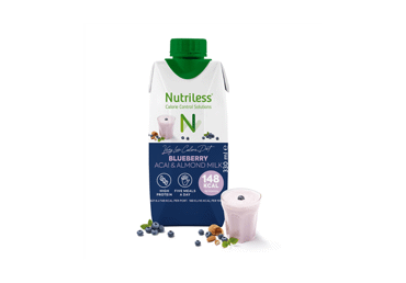Mėlynių skonio gėrimas NUTRILESS, 330 ml