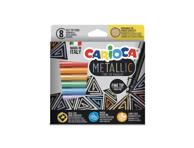 Flomasteriai CARIOCA Metallic FineMarkers, 8 vnt.