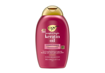Plaukų šampūnas OGX su keratino aliejumi, 385 ml