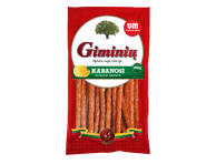 K. r. GIMINIŲ KABANOSI lazdelės, sviesto skonio, I r., 300 g