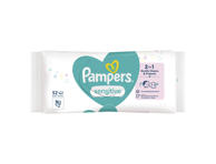 Kūdikių servetėlės PAMPERS Sensitive, Plastic Free, 52 vnt.