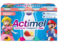 Jog. gėrimas ACTIMEL, braškių, ban. sk., 8x100g, 1,4 % rieb., 800 g