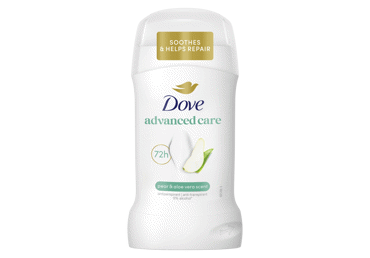 Moteriškas pieštukinis dezodorantas DOVE PEAR ALOE VERA, 50 ml