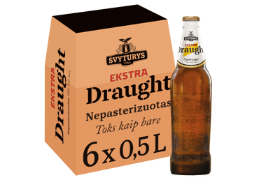 Alus ŠVYTURYS EKSTRA DRAUGHT, 6 vnt., 3000 ml