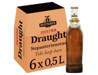 Alus ŠVYTURYS EKSTRA DRAUGHT, 6 vnt., 3000 ml