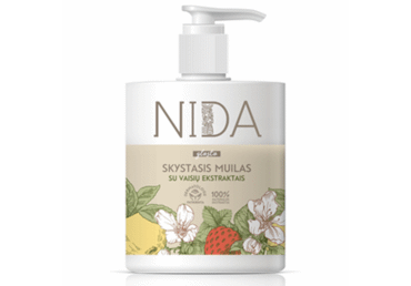 Skystasis muilas NIDA su vaisių ekstraktais, 500 ml