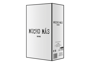 Raudonasis sausas vynas MUCHO MAS, 3 l