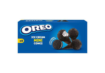 Valgomieji ledai OREO MINI, 136 g