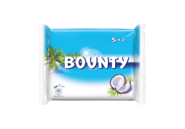 Šokoladiniai batonėliai BOUNTY, 5 vnt., 285 g