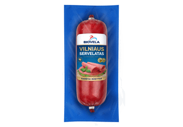 Karštai rūkytas VILNIAUS servelatas, a. r., 280 g