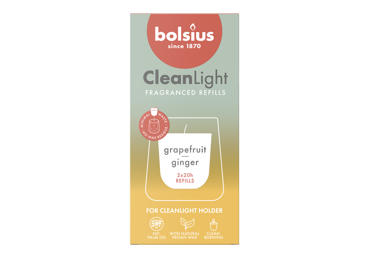 Kvapiosios žvakės papildymas BOLSIUS GRAPEFRUIT&GING, 2 vnt. - 2