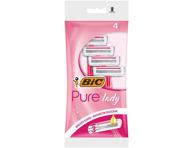 Moteriški vienkartiniai skustuvai, BIC Pure Lady 3 4vnt.