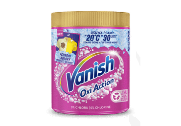 Skalbinių dėmių šalinimo milteliai Vanish Oxi Action, 970 g.