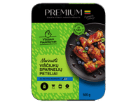 Viščiukų sparnelių peteliai PREMIUM mėlynių marinate, 500 g