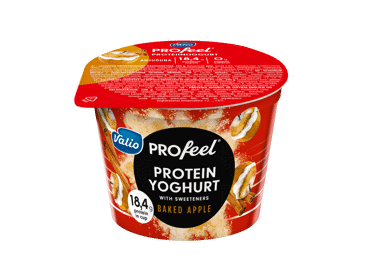 Baltyminis jogurtas su obuoliais VALIO PROFEEL, 0,7 % rieb., 200 g