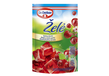 Vyšnių skonio želė DR. OETKER, 77 g