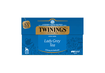 Juodoji arbata TWININGS Lady Grey 20x2g, 40 g