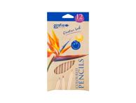 Spalvoti pieštukai GRAFIA PLUS, 12 spalvų, 1 vnt.