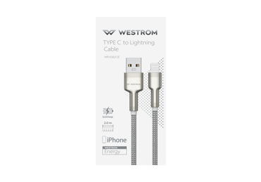 Laidas USB to Lightning WESTROM, 2 m