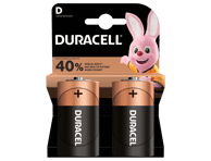 Elementai DURACELL D, LR20, 2 vnt., 2 vnt